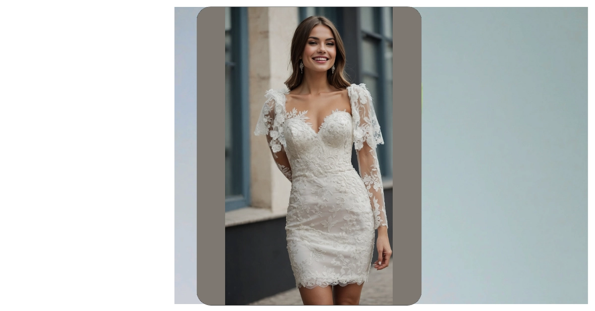 Sparkle and Shine: 07 Dazzling Second Wedding Dress Ideas for Your Reception